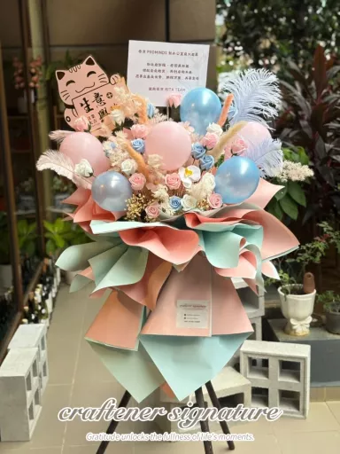 Ode Of Blooming Joy Soap Flower Stand (Soap Flower)