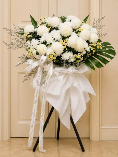 Peaceful Tribute｜靜念追思・喪禮花牌