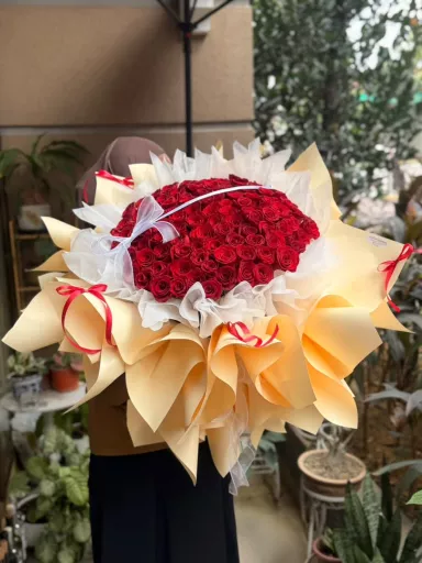Eternal Love(99)Rose Bouquet (Fresh Flower)