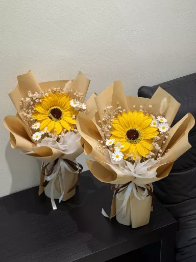 Sunflower Soap Flower Bouquet