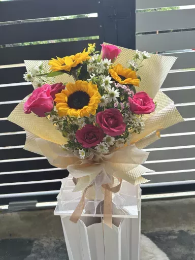 Sunflower Rose Mix Bouquet