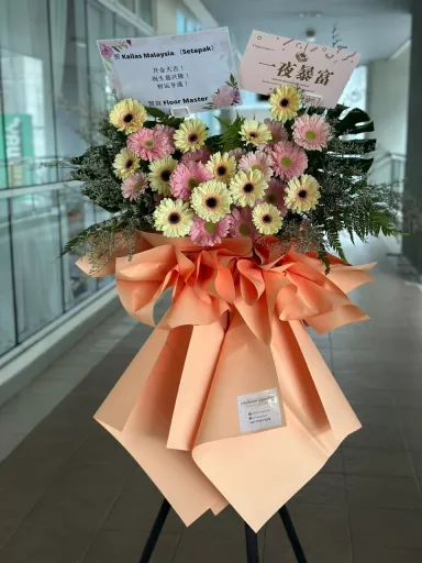 Victory Blooms Grand Opening Stand (Fresh Flower)