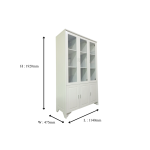 MIYA 32 3 DOOR BOOK CABINET