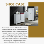 MIYA 51 2 DOOR SHOE CABINET
