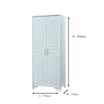 MIYA 81 2 DOOR WARDROBE