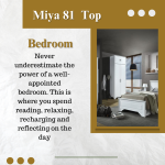 MIYA 81 2 DOOR WARDROBE TOP