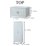 MIYA 81 2 DOOR WARDROBE TOP