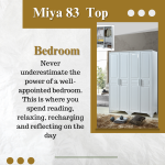 MIYA 83 4 DOOR WARDROBE TOP