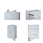 MIYA 88 4 TIER + 1 DR CHEST OF DRAWER