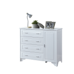 MIYA 88 4 TIER + 1 DR CHEST OF DRAWER