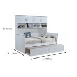 MIYA 93 BUNK BED + PULL OUT