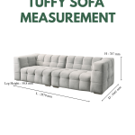 TUFFY 3 SEATER SOFA