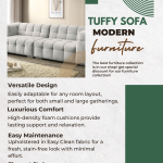 TUFFY 3 SEATER SOFA