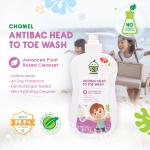 CHOMEL ANTIBAC HEAD TO TOE WASH 500ML
