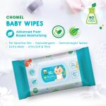 CHOMEL BABY WIPES 100 SHEETS X 3 PACKS