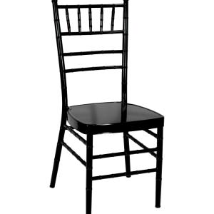 Black Aluminum Chiavari Ballroom Chair