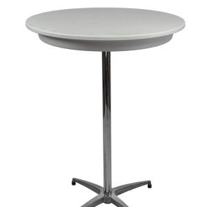 30" Round Blowmold table (30” Tall Post)
