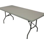 6’ Resin Folding Banquet Table (30” x 72”)  (height 29.13")
