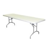 8’ Resin Folding Banquet Table (30” x 96”)  (height 29.13")