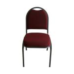 Circle back Steel Classic Banquet Chair (red)