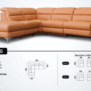 Angelo L shape sofa