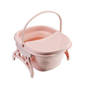 Folding Foot Bath Tub Pink