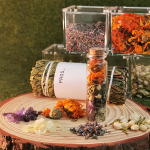 Make-A-Wish Crystal Energy Bottle Amethyst Citrine Lavander Cedar Jasmine Calendula Meditation Cleansing Healing Spiritual