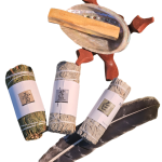 Sacred Smudging Collection Sage Bundle Set Meditation Herb Incense Salvia Apiana Palo Santo Cleansing Healing Spiritual Energy
