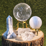 Crystal Grid Energy Booster White Crystal Clear Quartz Selenite Turquoise Aroma Stone Meditation Cleansing Healing Spiritual Energy