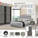Carpin Q3 Bedroom Set