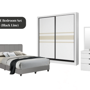 Carpin BE Bedroom Set (BlackLine)