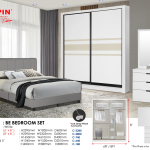 Carpin BE Bedroom Set (BlackLine)