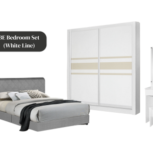 Carpin BE Bedroom Set (White Line)