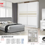 Carpin BE Bedroom Set (White Line)