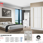 Carpin TE Bedroom Set (White Line)