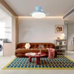 Macaron Ceiling Fan Light-Black